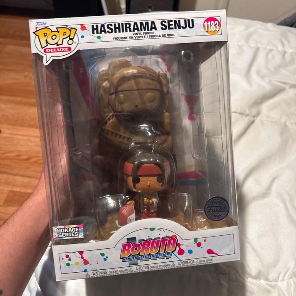 Funko Pop Deluxe Hashirama Senju with Gold and Red Highlights